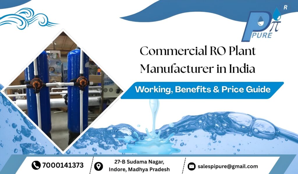 Commercial RO Plant Manufacturer in India